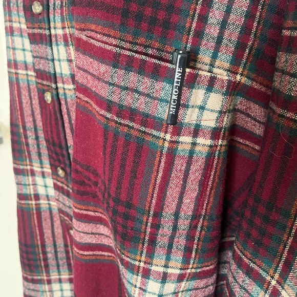 USA Made 100% Virgin Wool Men’s Pendleton Plaid Casual Button Down - Picture 3 of 7